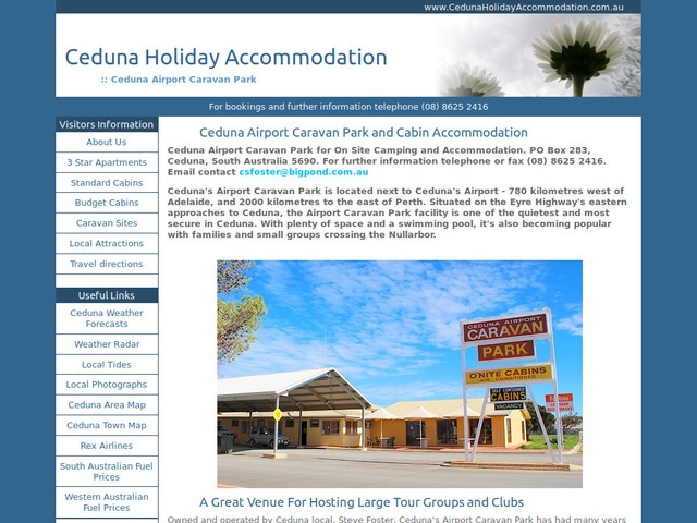 http://www.cedunaholidayaccommodation.com.au