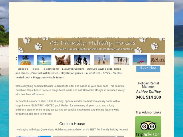 http://www.petfriendlyholidayhouses.com.au/sunshine-coast-holiday/coolum-house/