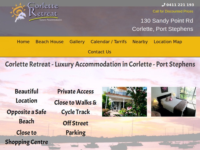 http://corletteretreat.com.au