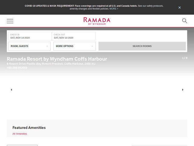 http://www.wyndhamhotels.com/ramada/coffs-harbour-australia/ramada-resort-coffs-harbour/overview