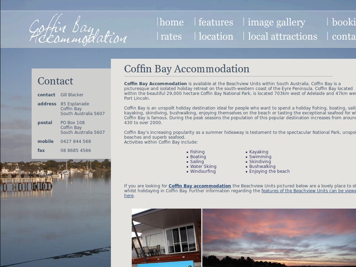 http://www.coffinbayaccommodation.com