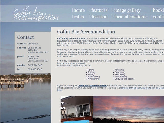 http://www.coffinbayaccommodation.com