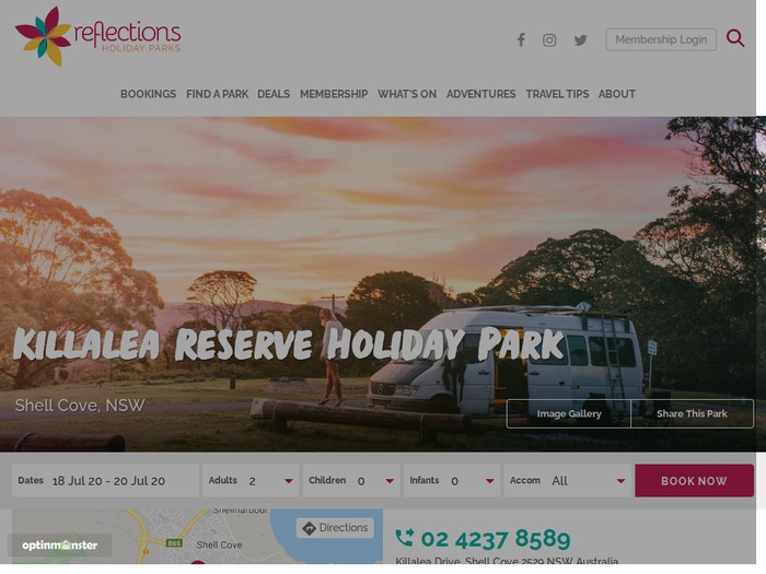 http://reflectionsholidayparks.com.au/park/killalea-reserve/
