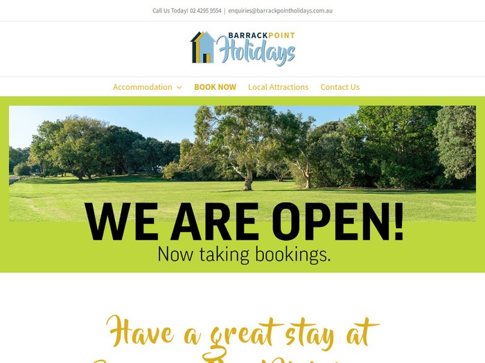 http://www.barrackpointholidays.com.au/